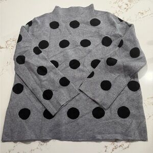 Chic Gray Knit Sweater size XL